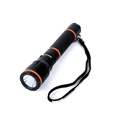 Geepas GFL4659 Rechargeable LED Flashlight - Portable Waterproof Hyper Bright 3W CREE LED Torch Light | 1.5 Hours Working with 1000M Distance Range  hero image
