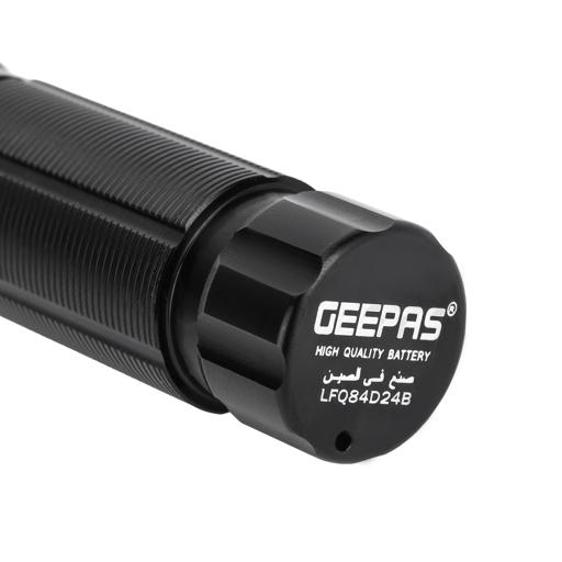 display image 9 for product Geepas GFL4684 Rechargeable LED Flashlight - High Power Flashlight| Built-in 900mAh Battery ,1 Hour Working | Powerful Torch for Camping, Trekking, Outdoor Activities