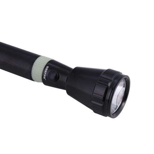 display image 7 for product Geepas GFL51030 Rechargeable LED Flashlight - 1800 Meters Range & High Beam Light | 2 Hours Working with 1900 mAh Battery | Ideal for Trekking, Camping, Power Cuts & More