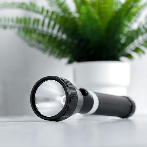 display image 9 for product Geepas GFL51030 Rechargeable LED Flashlight - 1800 Meters Range & High Beam Light | 2 Hours Working with 1900 mAh Battery | Ideal for Trekking, Camping, Power Cuts & More