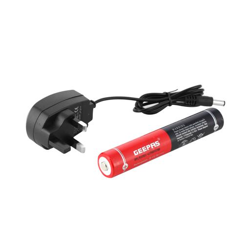 display image 6 for product Geepas GFL51031 Rechargeable LED Flashlight - LED Torch with 2000 Meters Range, Portable Design & 3 Hours Working |Perfect for Camping Bicycle Hiking & Emergency