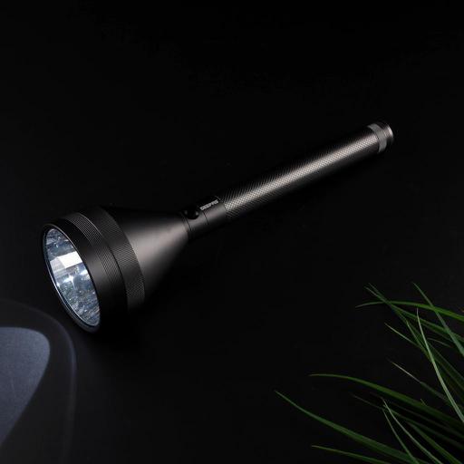 display image 1 for product Geepas Rechargeable Led Flashlight - Hyper Bright Cool Xpg Torch Led 550 Lumens, Portable Torch