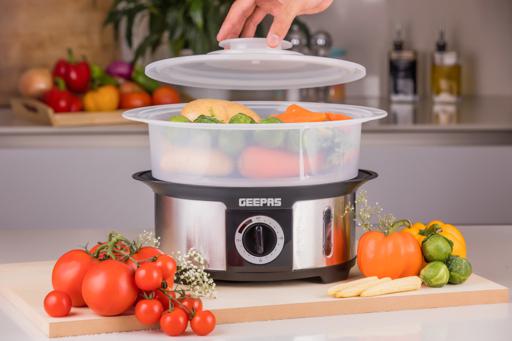 display image 3 for product Food Steamer - 12L | Geepas 1000W Electric Steamer 