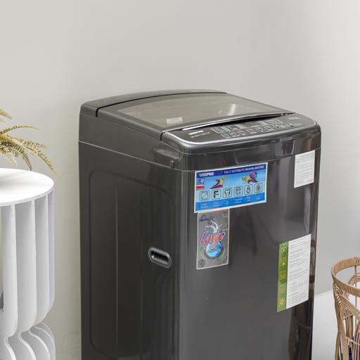 display image 3 for product Geepas Fully Automatic Top Loader Washing Machine | 10 kg | Auto-Imbalance, Gentle Fabric Care, Fuzzy Logic, Child Lock, Stainless Steel Drum | 1 Year Warranty