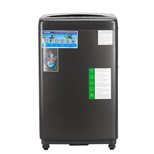 Geepas Fully Automatic Top Loader Washing Machine | 10 kg | Auto-Imbalance, Gentle Fabric Care, Fuzzy Logic, Child Lock, Stainless Steel Drum | 1 Year Warranty hero image