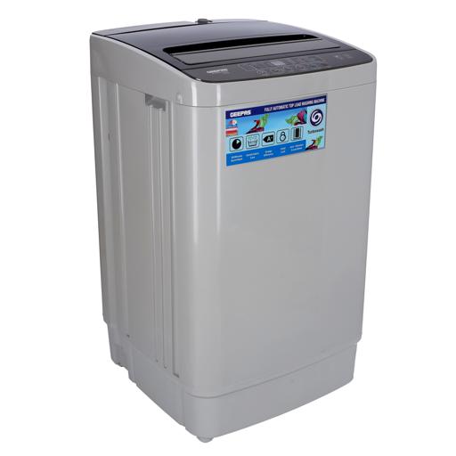 display image 11 for product Geepas Fully Automatic Top Loaded Washing Machine 6kg - Auto-Imbalance, Gentle Fabric Care, Turbo Wash, Anti Vibration & Noise, Child Lock, Stainless Steel Drum