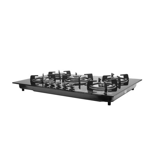 display image 6 for product Geepas GGC31011 5-Burner Gas Hob - Attractive Design, 8mm Tempered Glass Worktop - Automatic Ignition, 5 Heating Zones |Ergonomic Design, Stainless Steel Body