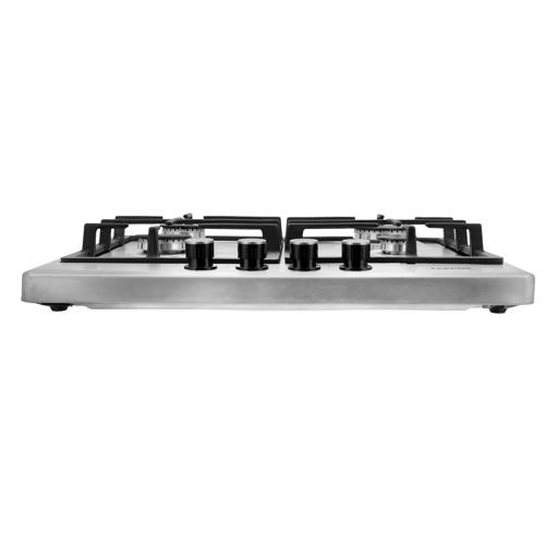 display image 11 for product Table Top Gas Hob, Stainless Steel Gas Cooktop, GGH6022NST | 4 Burner Auto-Ignition Gas Stove | Cast-Iron Pan Support | Sabaf Burners with FFD