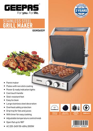 Panini Press Grill, 1000W Sandwich Maker With Non-Stick Double Flat Cooking  Plate, Indicator Light, Locking Lid, Cool Touch Handle, Panini Maker  Electric Indoor Grill Easy To Storage & Clean 