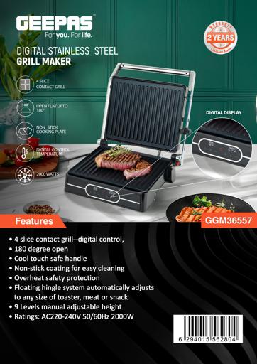 display image 24 for product Digital Stainless Steel Grill maker/1x3