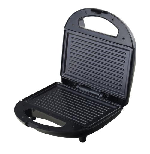 display image 0 for product Geepas GGM6001 700W 2 Slice Grill Maker with Non-Stick Plates |Stainless Steel Panini Press, Sandwich Toaster, Grill & Griddle Toasty Maker |Cord-Warp for Storage