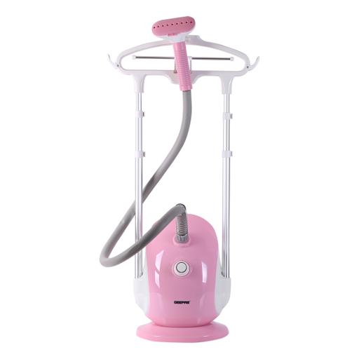 display image 0 for product Geepas 1800W Garment Steamer - Auto Off Adjustable Poles, 3 Steam Levels, Overheat & Thermostat Protection, 1.7L Water Tank, 45s Heat Time | 2-Year Warranty