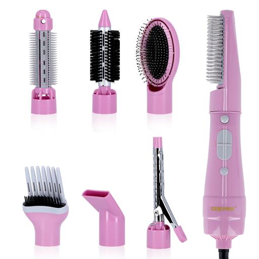display image 1 for product 8-in-1 Hair Styler, Hair Brush with 2 Speed Settings, GH731 | Overheat Protection | Cool Function | Multi-Functional Salon Hair Styler | 7 Attachments