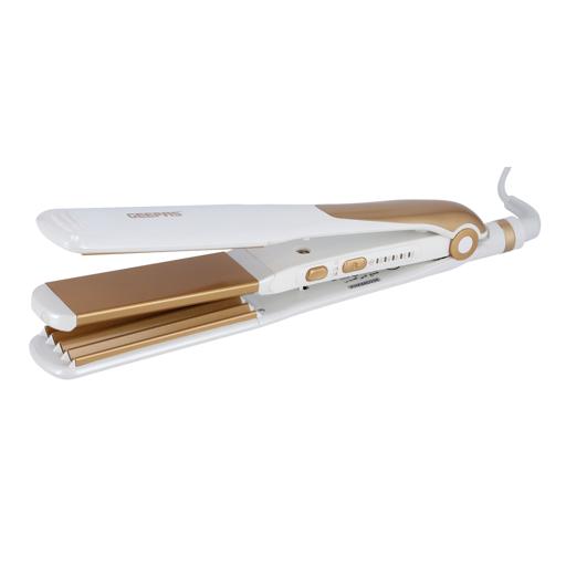 Geepas 2 In 1 Ceramic Hair Straightener -  Neo Wave, Auto Adjustable Temperature &  360 Degree Swivel Cord | Ideal for Long & Short Hairs | 2 Years Warranty hero image