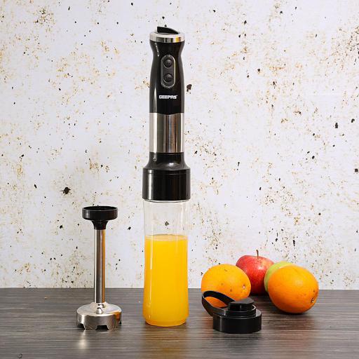 display image 1 for product Multi Blender, Hand Blender with 600ml Cup, GHB43036 | 2 Speed Control | 4 Leaf Blade for Chopper/Food Processor| Ideal for Smoothies, Shakes, Baby Food, Grinding & Fruits