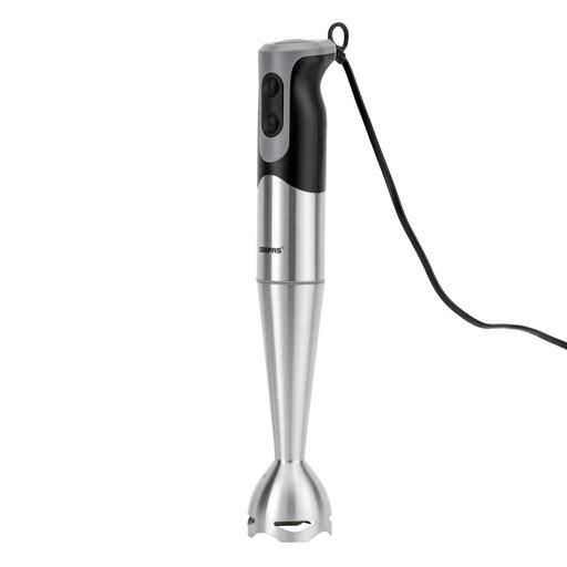 display image 9 for product Geepas 700W Stainless Steel Hand Blender - 2 Speed Powerful Motor with Stainless Steel Blade & Removable Stick | Ideal for Smoothies, Shakes, Baby Food, & Fruits