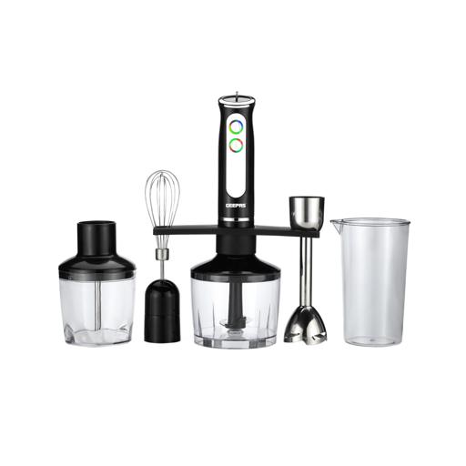 display image 7 for product Geepas Hand Blender - Multi Purpose Portable|2 Speeds with 8 Variable Speeds, Stainless Steel Blade & Whisk | Perfect Smoothies & Grinding Coffee