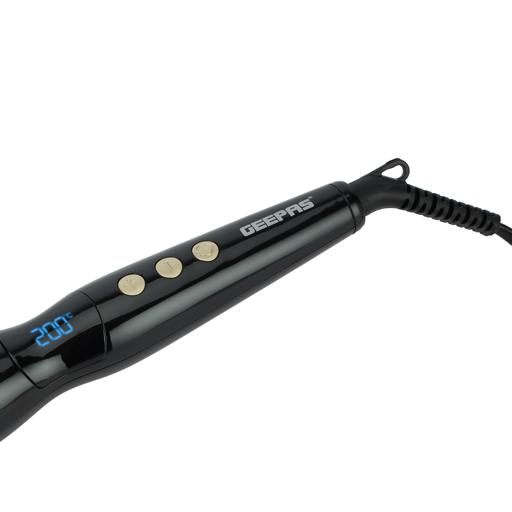 display image 11 for product Geepas GHC86006 Instant Pro Curling Iron -  6 Level Adjustable Temperature Levels with LED Display | 60 Min Auto Shut Off | Ideal for Styling Long & Medium Hairs 