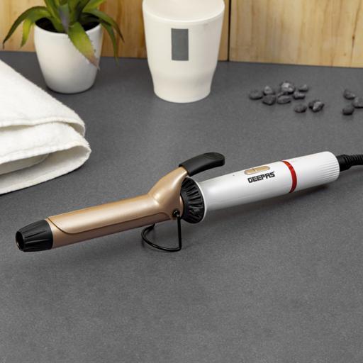 display image 6 for product Portable Instant Pro Curling Iron with Titanium Barrel Coating, Auto-Shut Off 30-minutes Timer & 5-level  Auto Shut Off GHC86011 Geepas