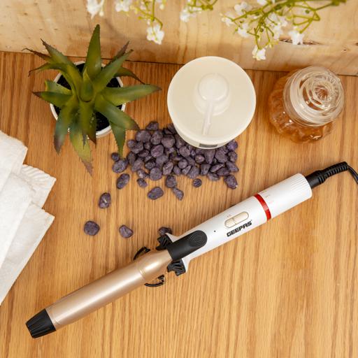display image 5 for product Portable Instant Pro Curling Iron with Titanium Barrel Coating, Auto-Shut Off 30-minutes Timer & 5-level  Auto Shut Off GHC86011 Geepas