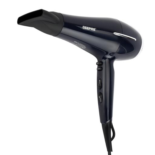 display image 10 for product Geepas GHD86007 2000W  Ionic Hair Dryer - Professional Conditioning Hair Dryer for Frizz Free Styling with Concentrator - 2-Speed & 3 Temperature Settings, Cool Shot Function  Powerful | 2-Years Warranty