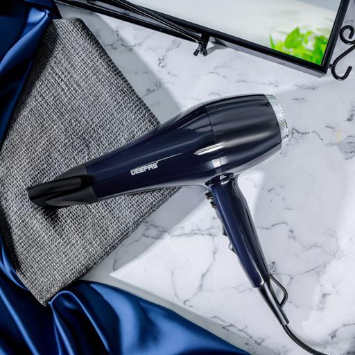 display image 4 for product Geepas GHD86007 2000W  Ionic Hair Dryer - Professional Conditioning Hair Dryer for Frizz Free Styling with Concentrator - 2-Speed & 3 Temperature Settings, Cool Shot Function  Powerful | 2-Years Warranty