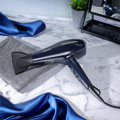 display image 1 for product Geepas GHD86007 2000W  Ionic Hair Dryer - Professional Conditioning Hair Dryer for Frizz Free Styling with Concentrator - 2-Speed & 3 Temperature Settings, Cool Shot Function  Powerful | 2-Years Warranty