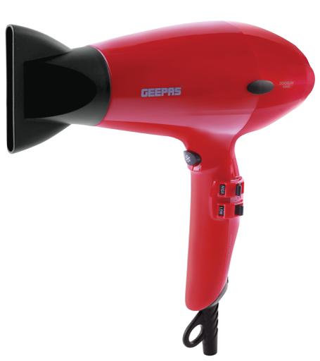 Geepas 2000W Ionic Hair Dryer - Professional Conditioning Hair Dryer For Frizz Free Styling hero image