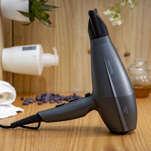 NA Hair Dryer with Ionic Tech Quick Drying 3 Nozzles Diffusers 3 Heat  Settings & 2