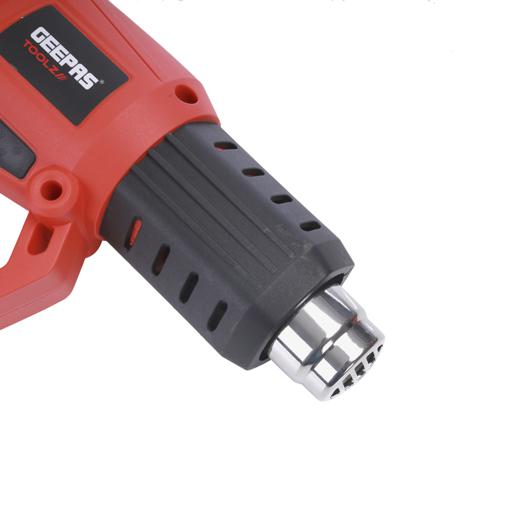 display image 2 for product Geepas GHG2021-240 Hot Air Gun - Variable Temperature Control with 3-Temp Settings with Overload Protection for Crafts, Shrinking PVC, Stripping Paint & More