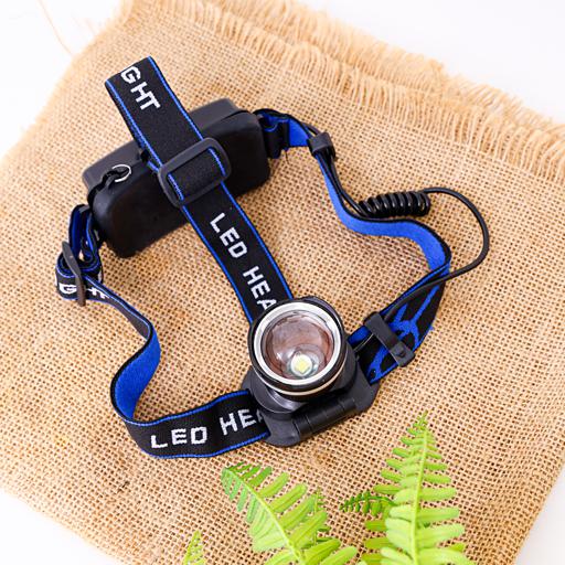 display image 3 for product Geepas Rechargeable Led Head Lamp -  1500 Mah Battery with 4-6 hours Working | 3 Modes Bicycle Camping Head Torch Light led Head Lamp & Emergency Lights