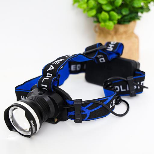display image 1 for product Geepas Rechargeable Led Head Lamp -  1500 Mah Battery with 4-6 hours Working | 3 Modes Bicycle Camping Head Torch Light led Head Lamp & Emergency Lights