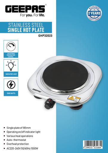 GEEPAS HOT PLATE Model