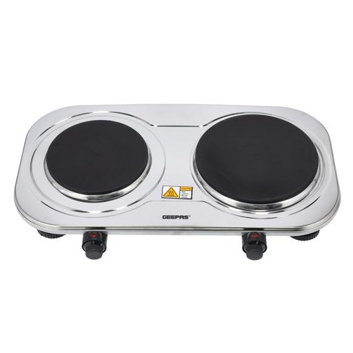 display image 0 for product Stainless Steel Double Hot Plate 2500W