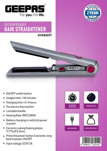 display image 17 for product Re.Hair Straghtnr/Ceramic Plats/Usb 1x30