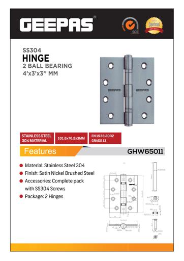 display image 3 for product Geepas Hinges
