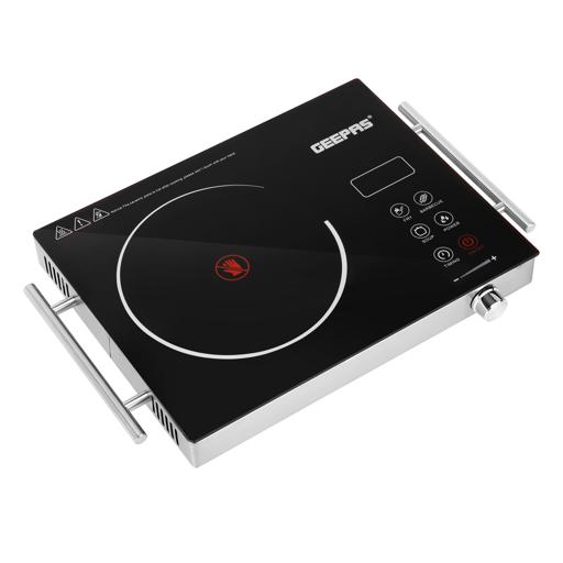 display image 0 for product Geepas Digital Infrared Cooker 2200W -   10  Temperature Setting | Overheat Function, Timer Function with Child Lock Safe | Suitable for All Kinds of Cookware