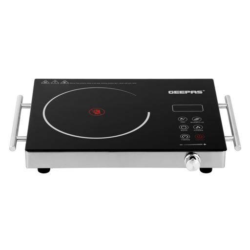 display image 8 for product Geepas Digital Infrared Cooker 2200W -   10  Temperature Setting | Overheat Function, Timer Function with Child Lock Safe | Suitable for All Kinds of Cookware