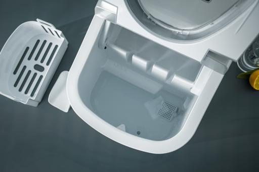 display image 8 for product Portable Automatic Ice Maker, 12Kg in 24hrs, GIM63015UK | Two Sizes Ice Cube | Auto Shut Off | Portable Ice Maker | Electric Ice Maker for Home/ Kitchen/ Office/ Bar/ Party