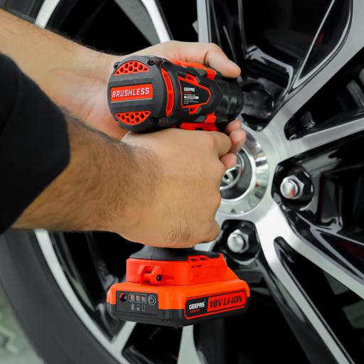 display image 9 for product Geepas Brushless Impact Wrench