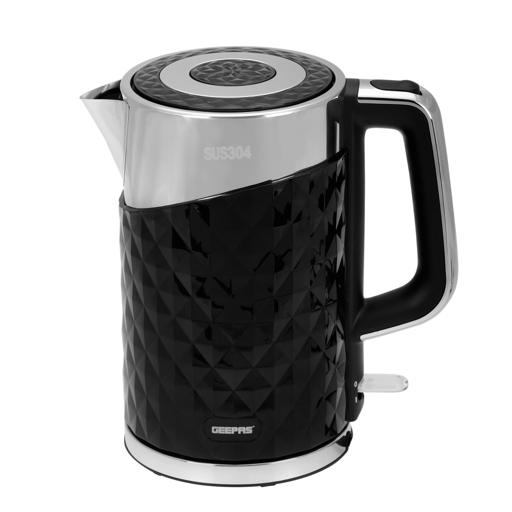 display image 1 for product 3000W 1.7L Electric Kettles Cordless Fast Boil for General Use - 360 Rotation, Automatic Cut-Off, Stainless Steel Body