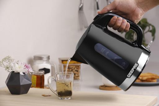 display image 3 for product Geepas 2200W 1.7L Electric Kettle With Bpa Free Plastic & Removable Filter & On/Off Switch