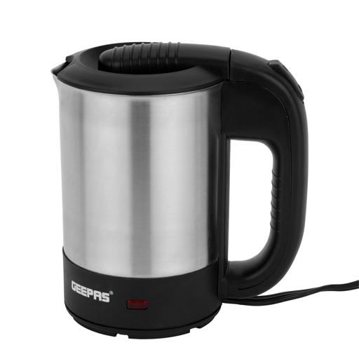 display image 7 for product Geepas GK38041 12V Car Kettle - 500ML, Water Heater for Caravans -  Stainless-Steel Electric Car Kettle with Cigarette Lighter Charger | Quick Hot Water, Coffee, Tea