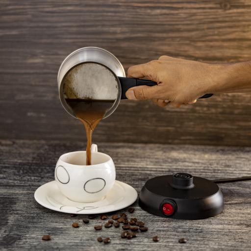 Stainless Steel Electric Turkish Greek Coffee Maker Machine Espresso Moka  Pot