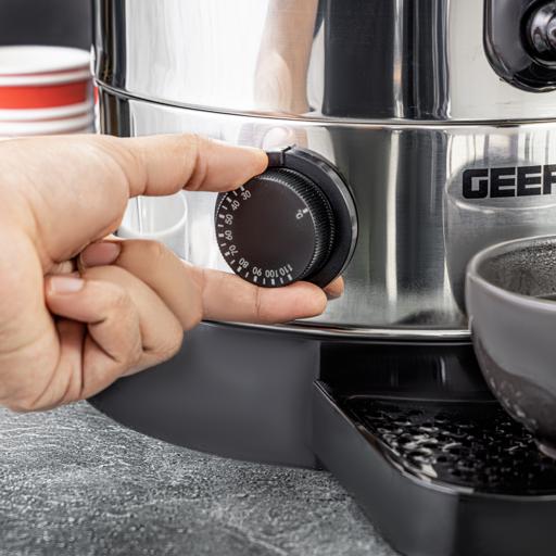 display image 4 for product Stainless Steel Electric Kettle, 15L Tap Kettle, GK5219 | Hot Water Dispenser with Automatic Temperature Control | Indicator Lights | Perfect for Tea, Coffee, Soup