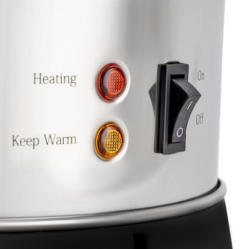 display image 6 for product Stainless Steel Electric Kettle, 15L Tap Kettle, GK5219 | Hot Water Dispenser with Automatic Temperature Control | Indicator Lights | Perfect for Tea, Coffee, Soup