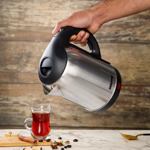 display image 5 for product Electric Kettle | 1.8 L | Stainless Steel | 1500 W