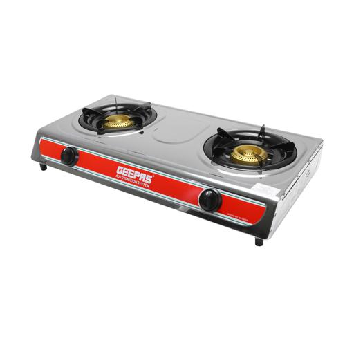 display image 4 for product Stainless Steel Gas Stove with Automatic Ignition System & Energy Efficient Burners  GK5605 Geepas