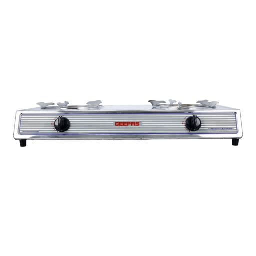 display image 0 for product  Automatic Ignition System Stainless Steel Gas Stove GK5605 Geepas