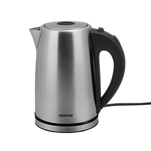 Geepas 2200W 1.8L Electric Kettle - Cordless Fast Boil Quiet For General Use, Concealed Stainless hero image